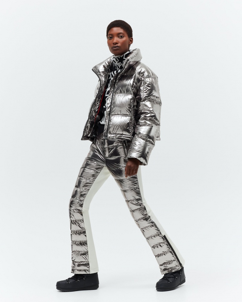Perfect Moment Metallic Nevada Down Jacket Plateados | RVS140976