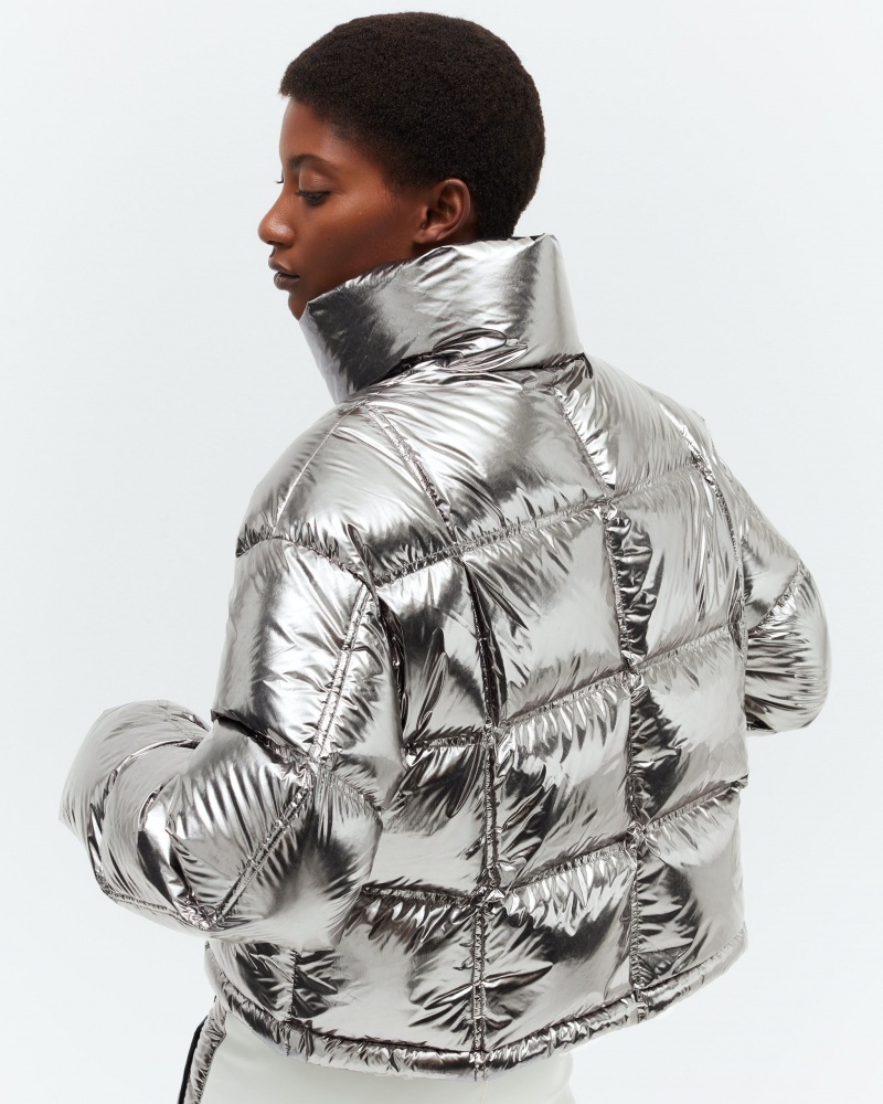 Perfect Moment Metallic Nevada Down Jacket Plateados | RVS140976