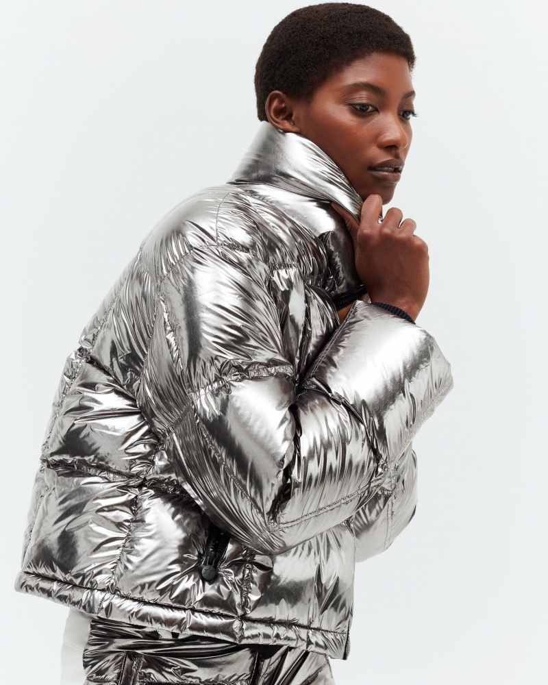 Perfect Moment Metallic Nevada Down Jacket Plateados | RVS140976