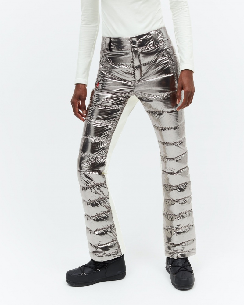 Perfect Moment Metallic Talia Pant Plateados | UPK578649
