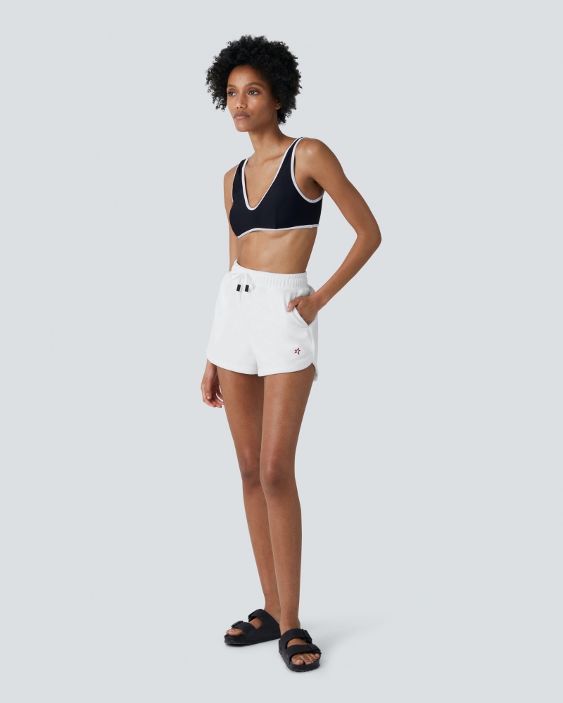 Perfect Moment Misty Towelling Shorts Blancos | OCP107569