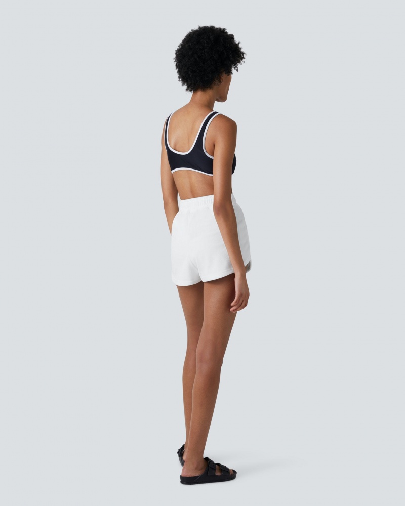 Perfect Moment Misty Towelling Shorts Blancos | OCP107569