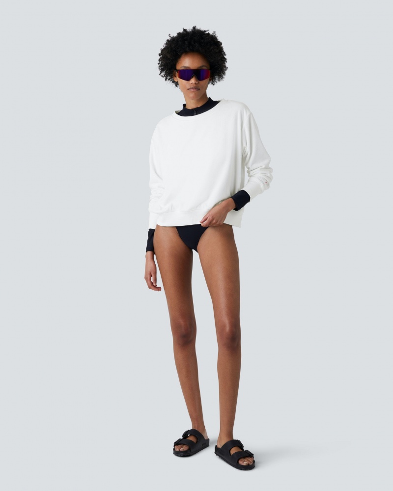 Perfect Moment Misty Towelling Top Blancos | QNY968251