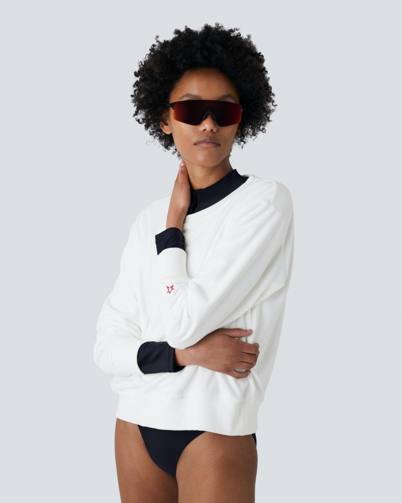 Perfect Moment Misty Towelling Top Blancos | QNY968251