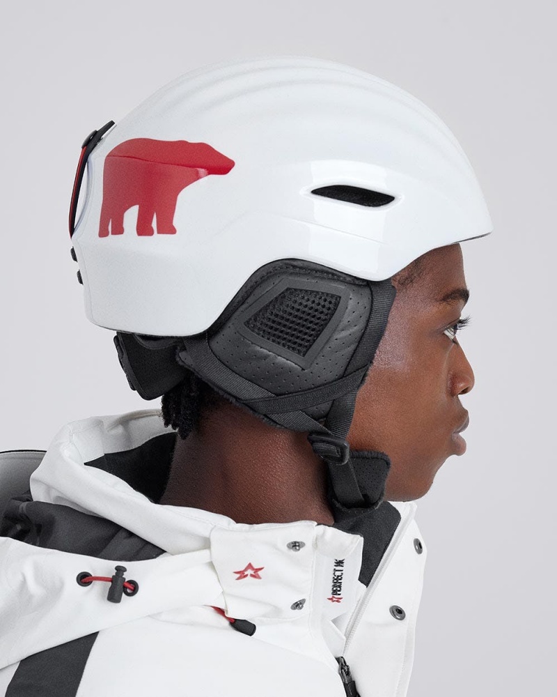 Perfect Moment Mountain Mission Bear Helmet Blancos | RPC795104