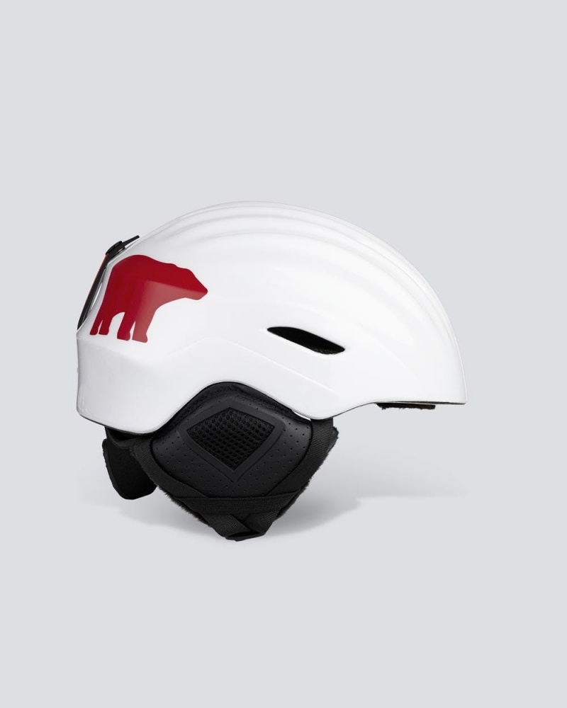 Perfect Moment Mountain Mission Bear Helmet Blancos | RPC795104