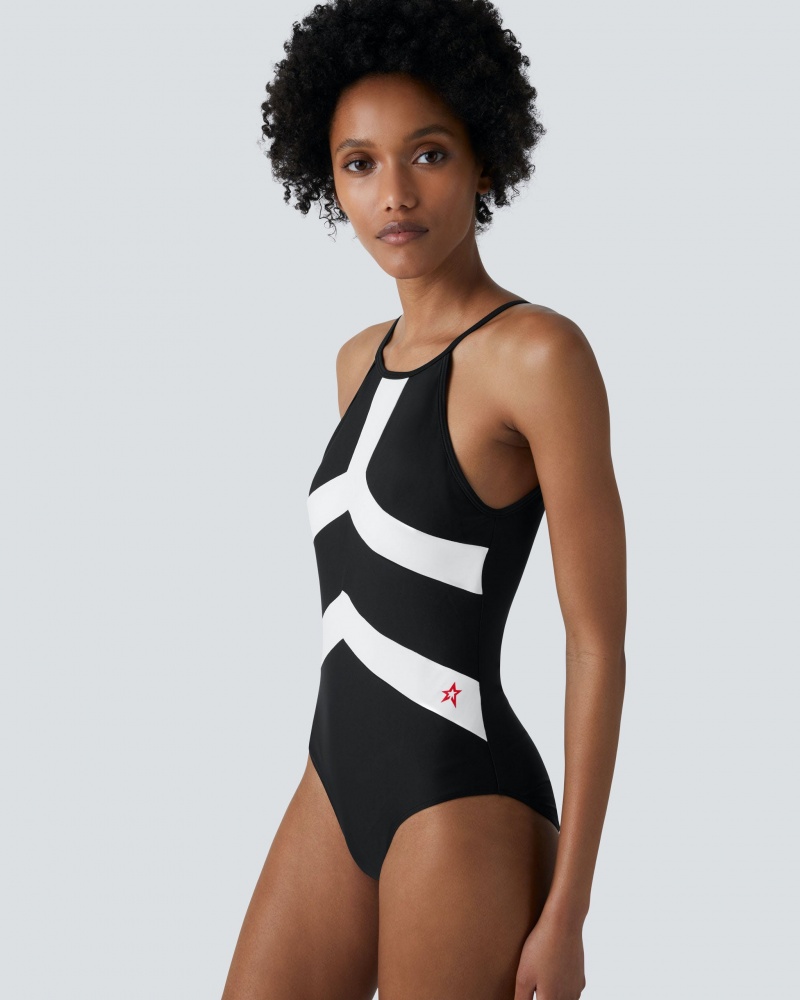 Perfect Moment Nordic Halter One-Piece Swimsuit Negros | RCT621738