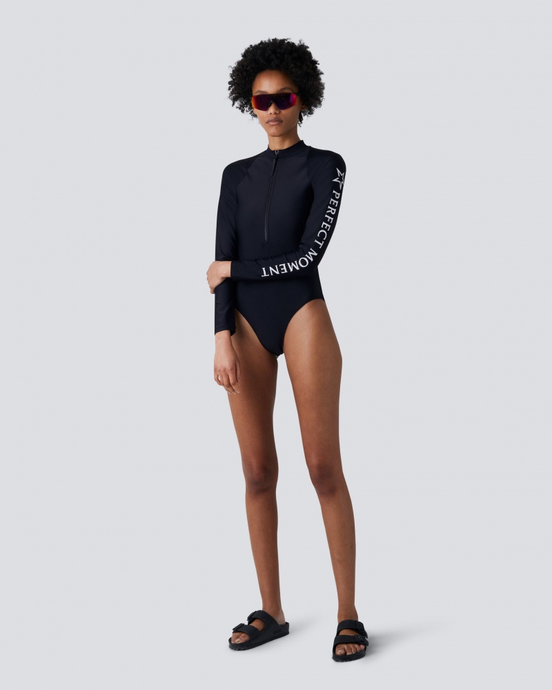 Perfect Moment PM Half-Zip Spring Suit Negros | AJR803964