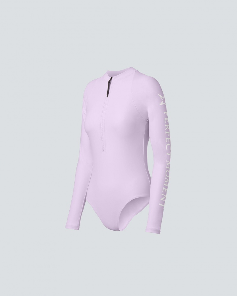 Perfect Moment PM Half-Zip Spring Suit Pastel Lilac | HOL591872
