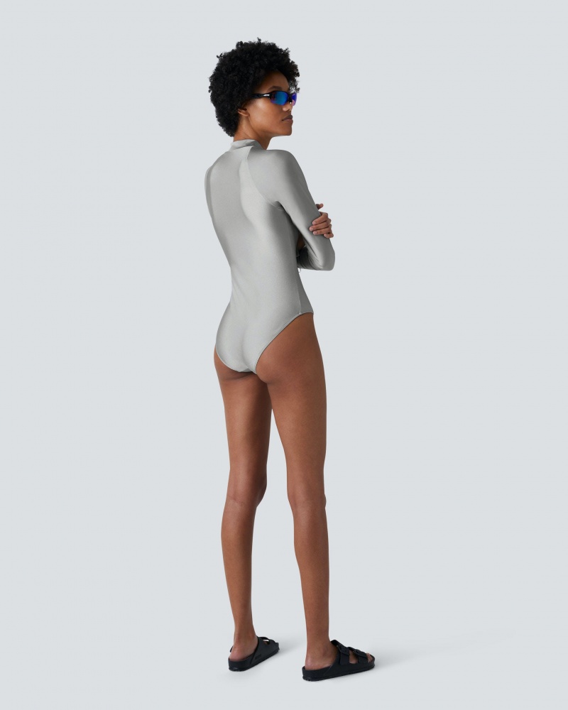 Perfect Moment PM Half-Zip Spring Suit Plateados | CUD713562