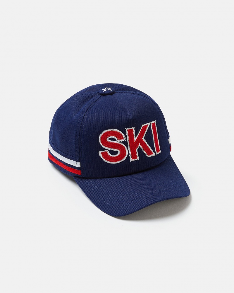 Perfect Moment PM Ski Cap Azul Marino Blancos Rojos | ONX814952 