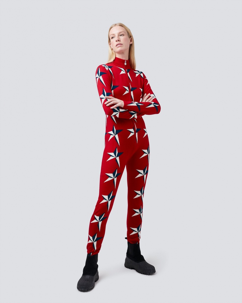 Perfect Moment PM Star Merino Lana Jumpsuit Rojos | GQO627935