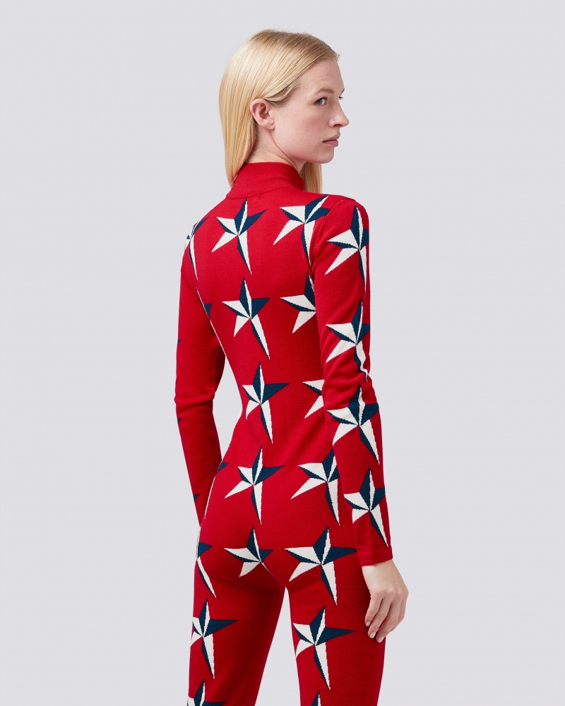 Perfect Moment PM Star Merino Lana Jumpsuit Rojos | GQO627935