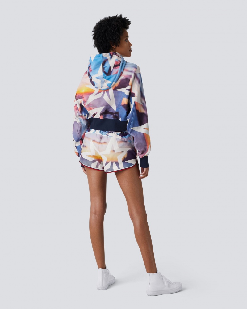 Perfect Moment Pista Shorts Ibiza Print | TRY349027