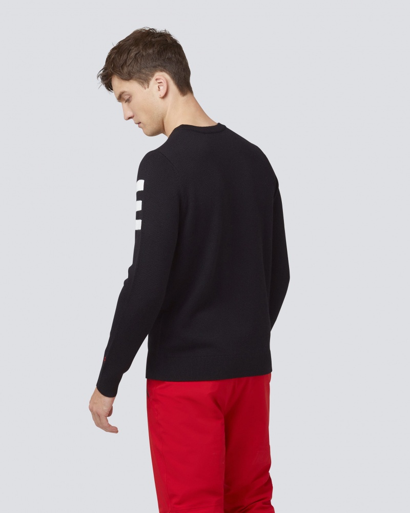 Perfect Moment Piste Merino Lana Sueter Negros | WCM518439