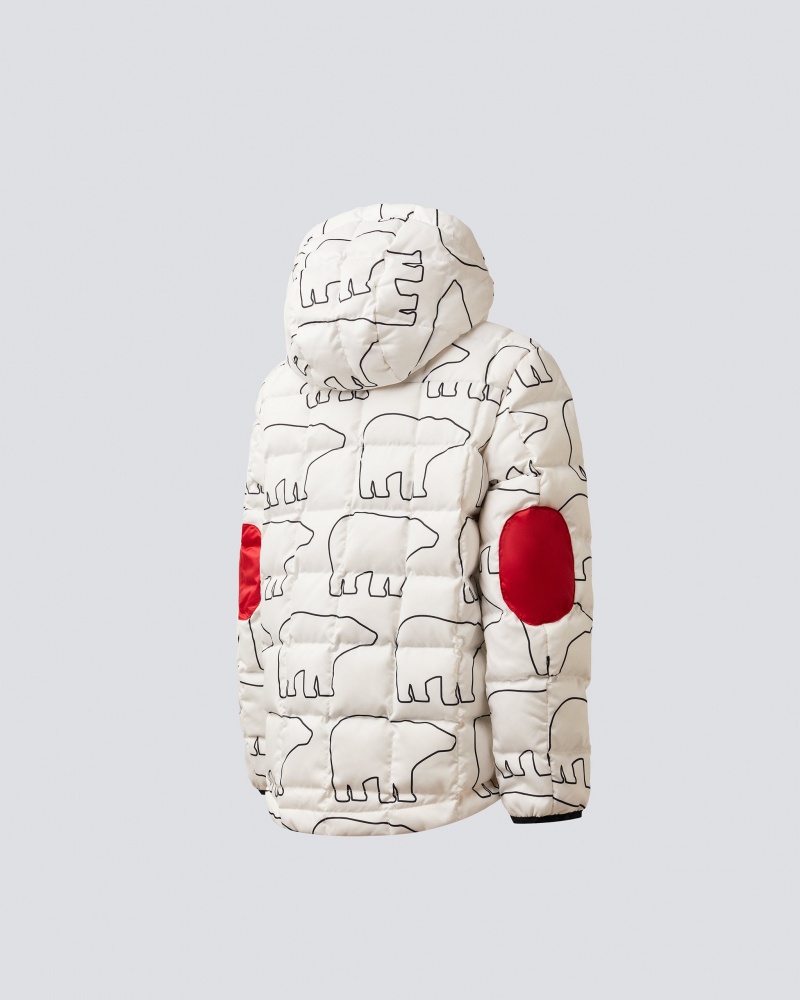 Perfect Moment Polar Bear Reversible Nanuk Down Jacket Blancos Negros | WOC248175