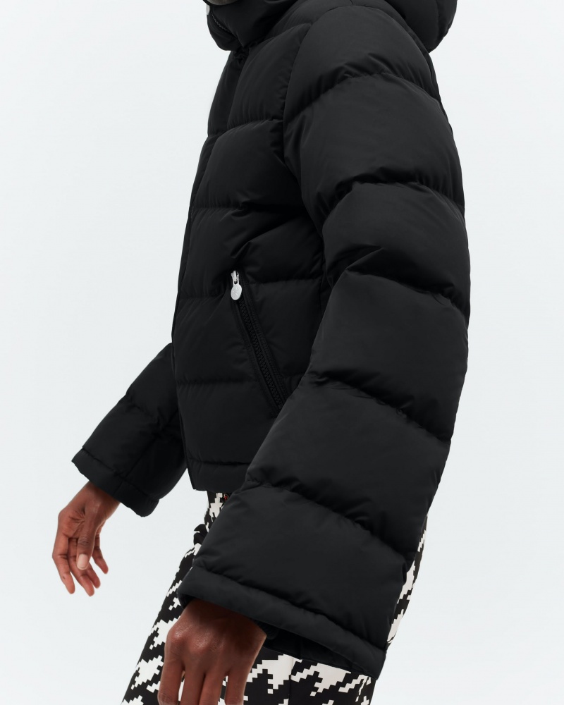 Perfect Moment Polar Flare Down Jacket Negros | DJU901842