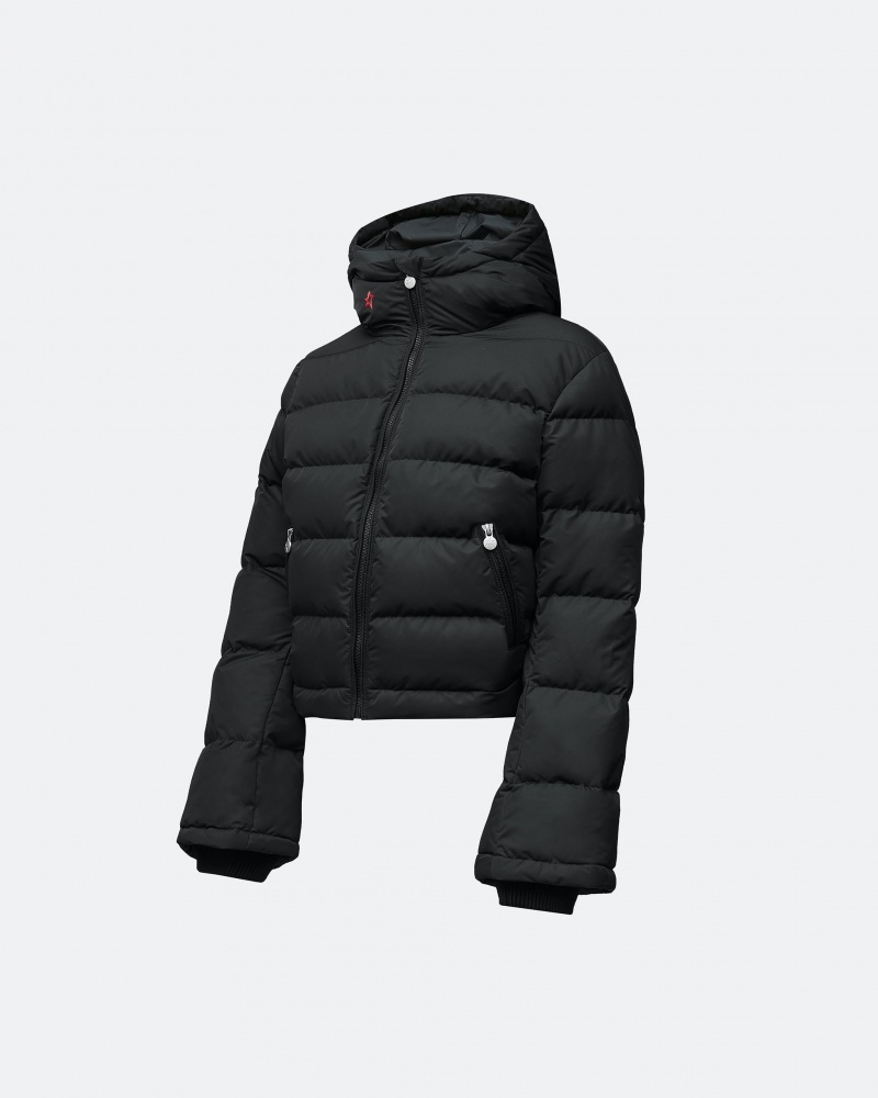 Perfect Moment Polar Flare Down Jacket Negros | DJU901842