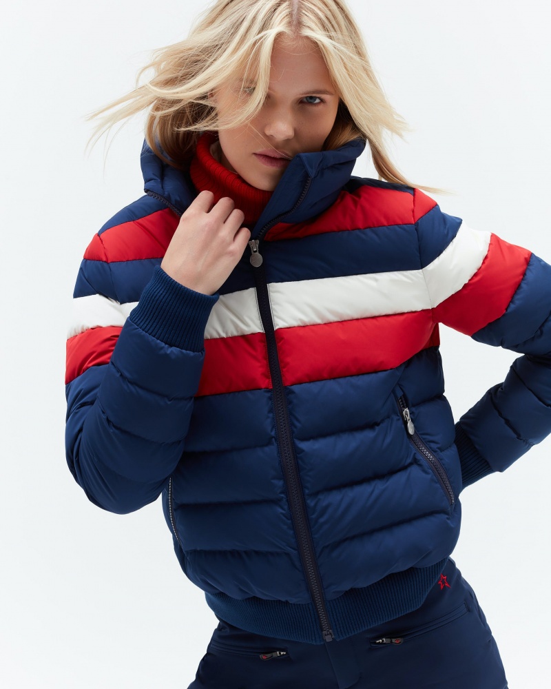 Perfect Moment Queenie Down Jacket Azul Marino | CSX290754