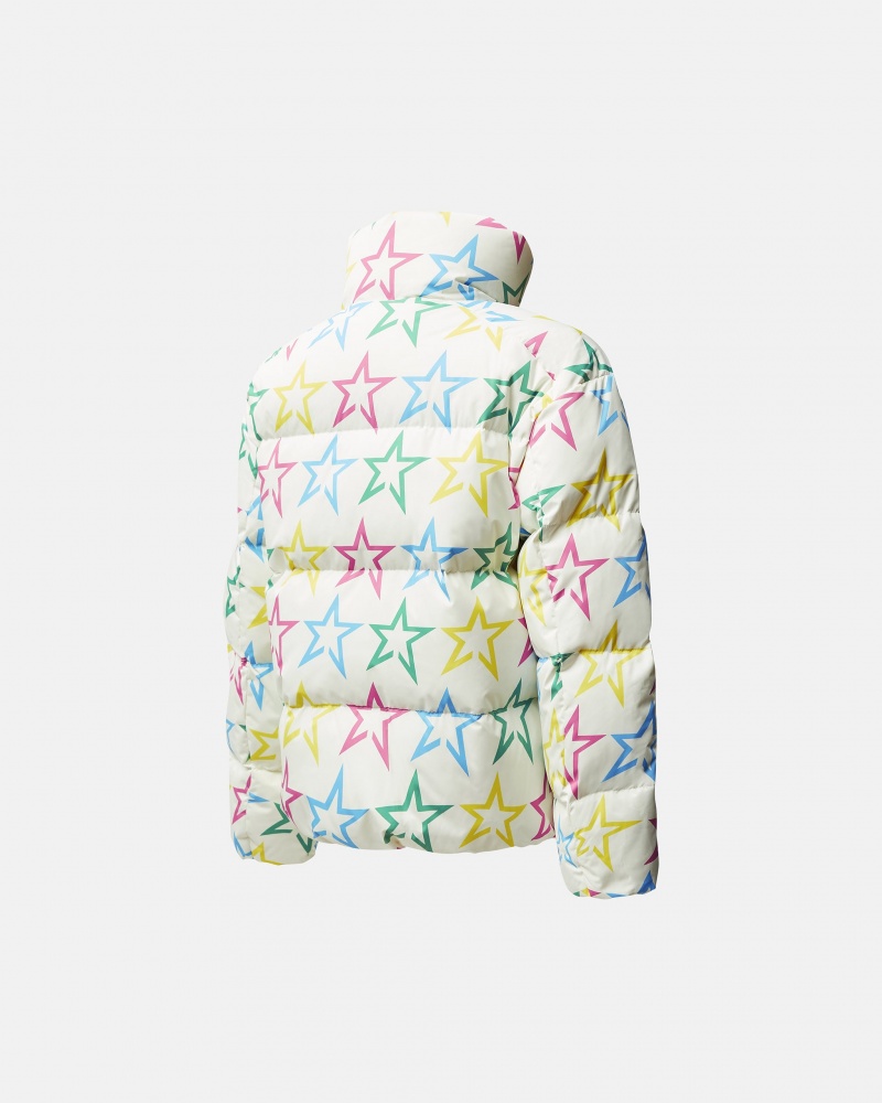 Perfect Moment Rainbow Star Nuuk Down Puffer Blancos | HQW143706