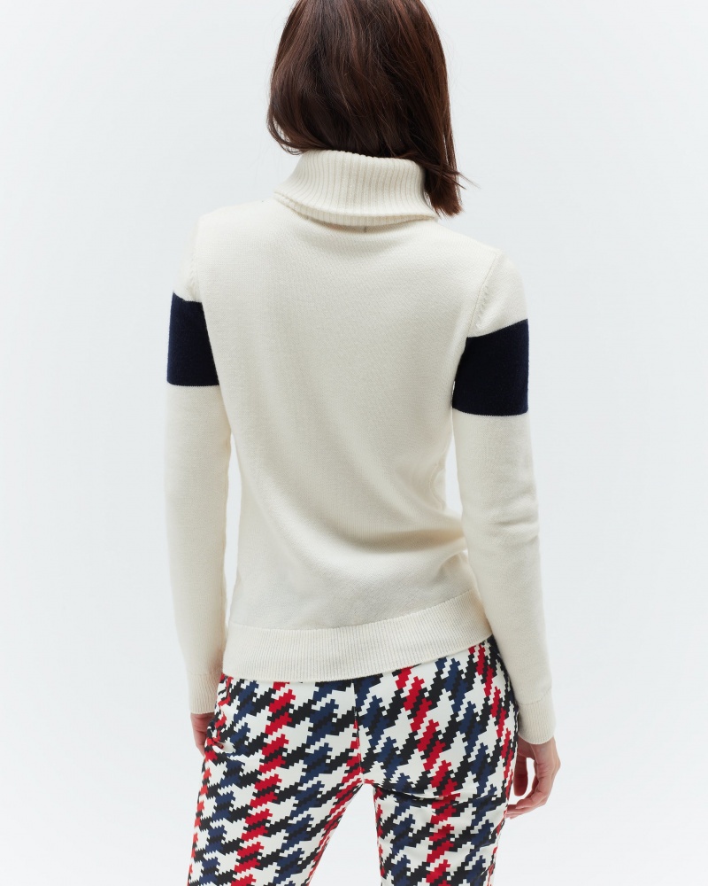 Perfect Moment Ski II Merino Lana Turtleneck Blancos | XUO039876