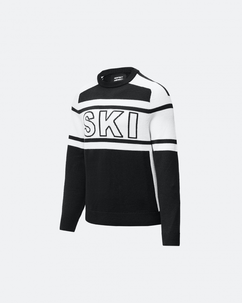 Perfect Moment Ski Merino Lana Sueter Negros | WUA913247