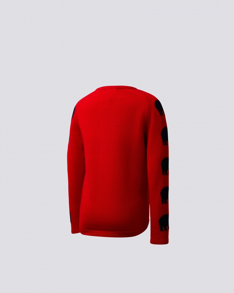Perfect Moment Ski Merino Lana Sueter Rojos | FTB681473