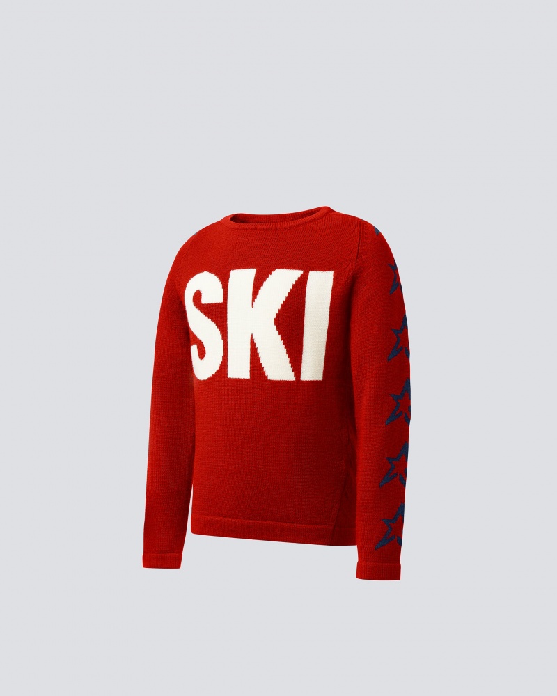 Perfect Moment Ski Merino Lana Sueter Rojos | TPI974815
