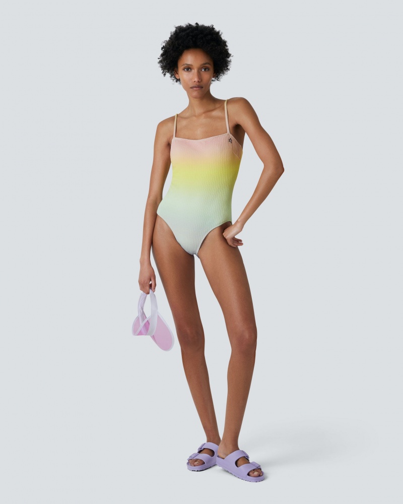 Perfect Moment Sol One-Piece Swimsuit Pastel Rainbow | IOF930672