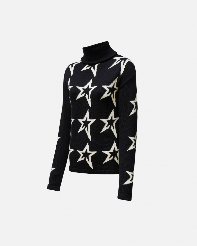 Perfect Moment Star Dust Merino Lana Sueter Negros | ZST079286