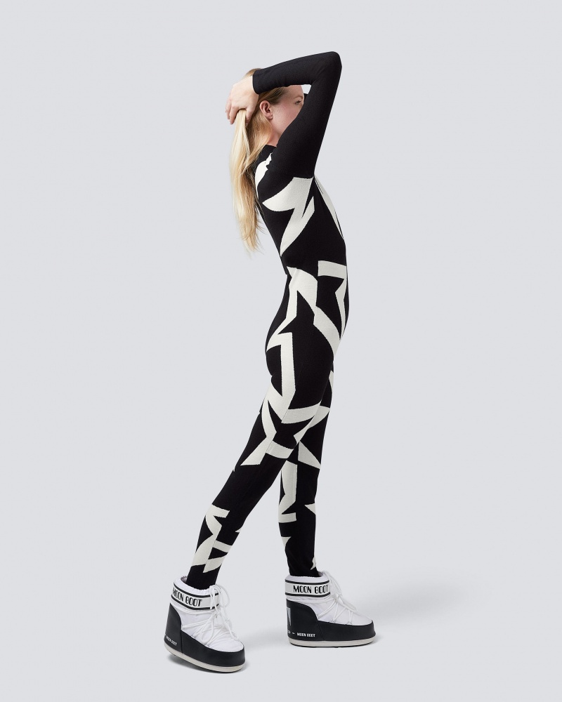 Perfect Moment Star Merino Lana Jumpsuit Negros | ZNT796042