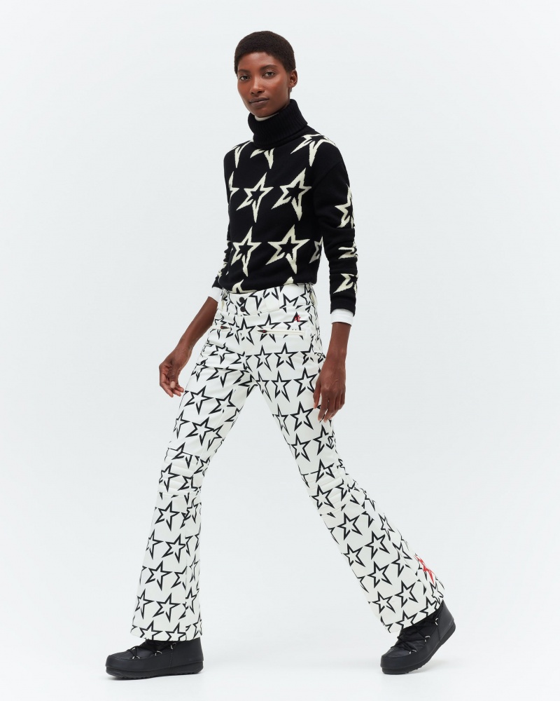 Perfect Moment Star Print Aurora Flare Pant Blancos | GKF724615