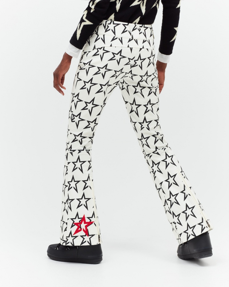 Perfect Moment Star Print Aurora Flare Pant Blancos | GKF724615