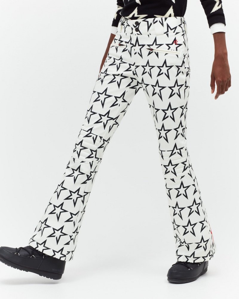 Perfect Moment Star Print Aurora Flare Pant Blancos | GKF724615