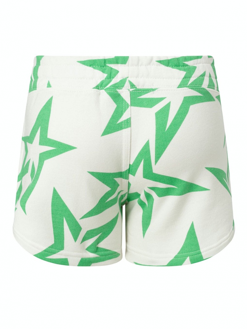 Perfect Moment Starlight Shorts Blancos Verdes | XTA675238
