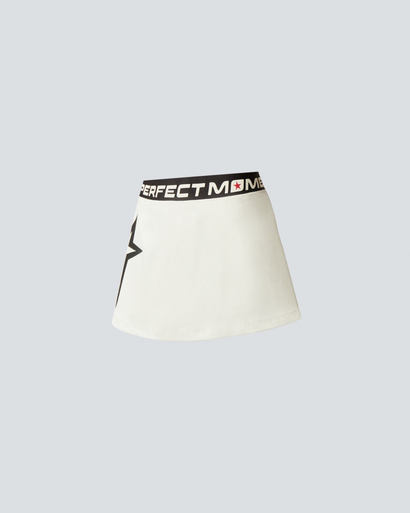 Perfect Moment Starlight Skirt Blancos Negros | LDB537601