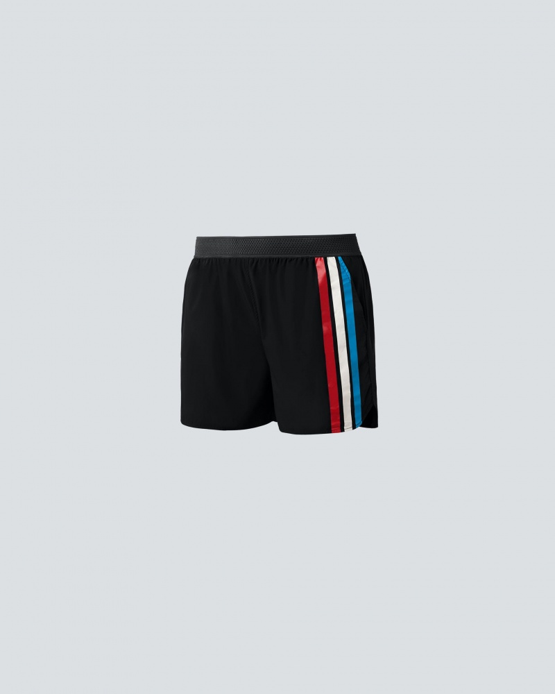 Perfect Moment Super Stripe Entrenamiento Shorts Negros | GEV986523