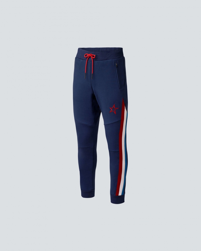 Perfect Moment Super Stripe Entrenamiento Pista Pant Azul Marino | VGR690814