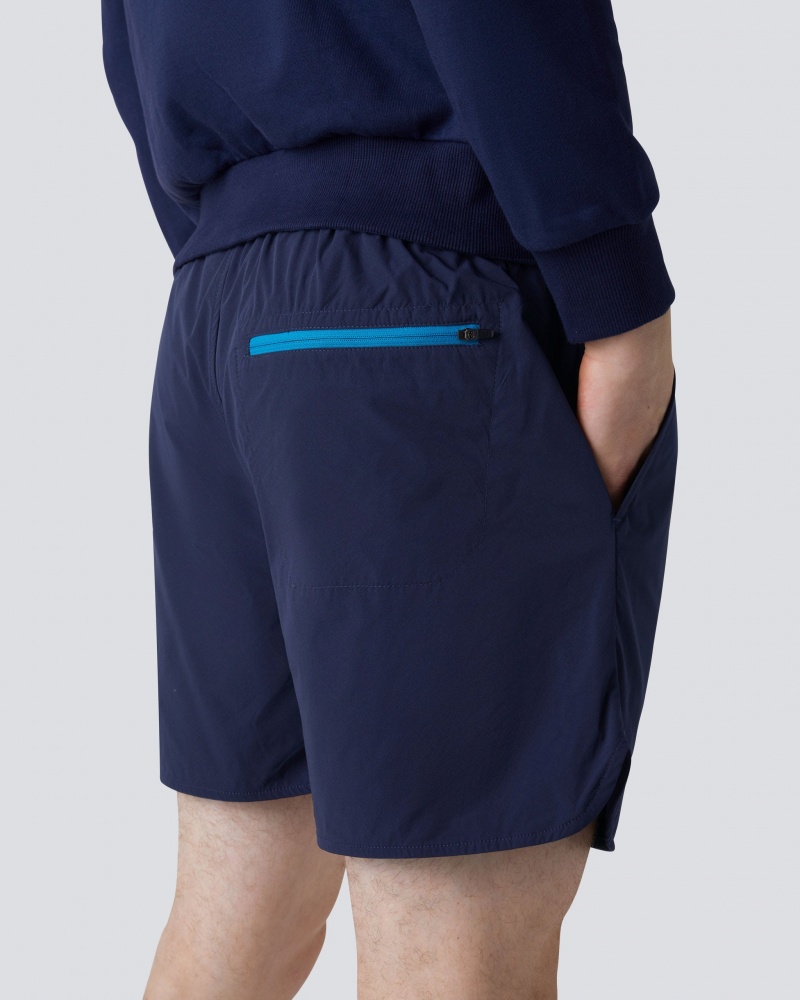 Perfect Moment Super Stripe Entrenamiento Shorts Azul Marino | TJH930854