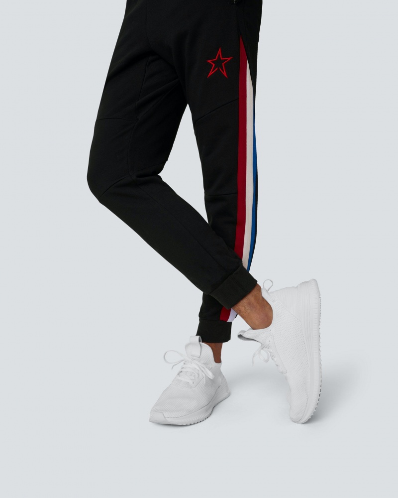Perfect Moment Super Stripe Entrenamiento Pista Pant Negros | RVE645127