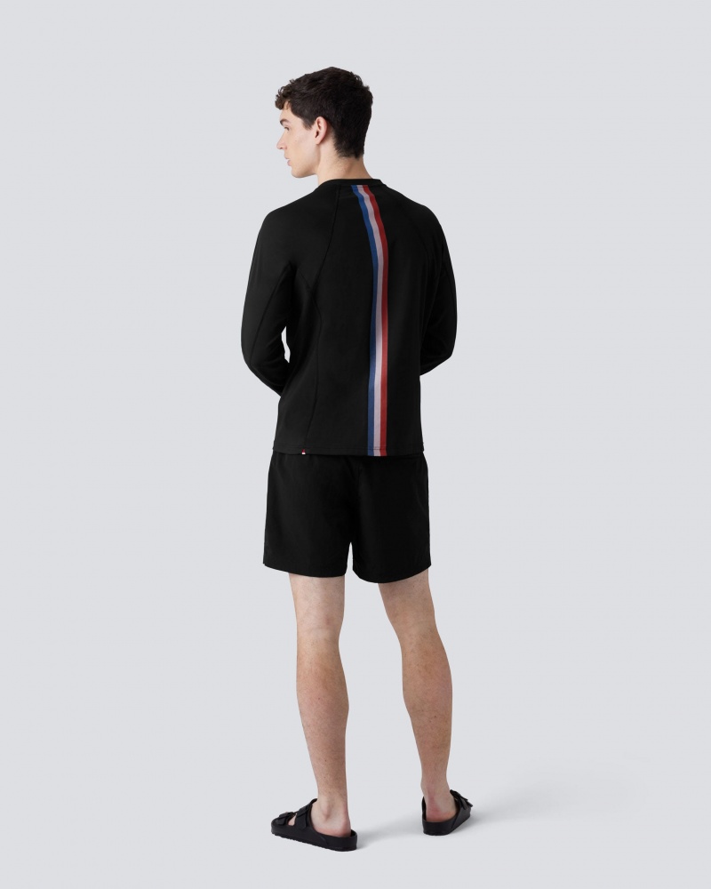 Perfect Moment Super Stripe Long Sleeve Fitness Tee Negros | PUS235768