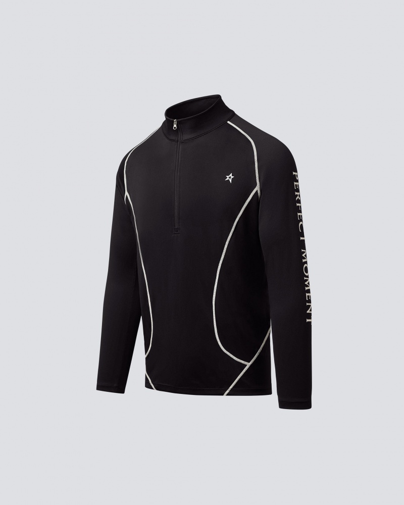 Perfect Moment Thermal Half Zip Negros | XLJ271683