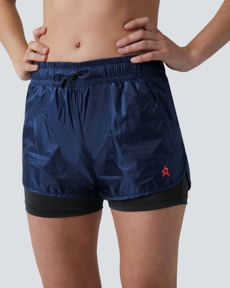Perfect Moment Ultra Light Shorts Azul Marino | ZIK852431