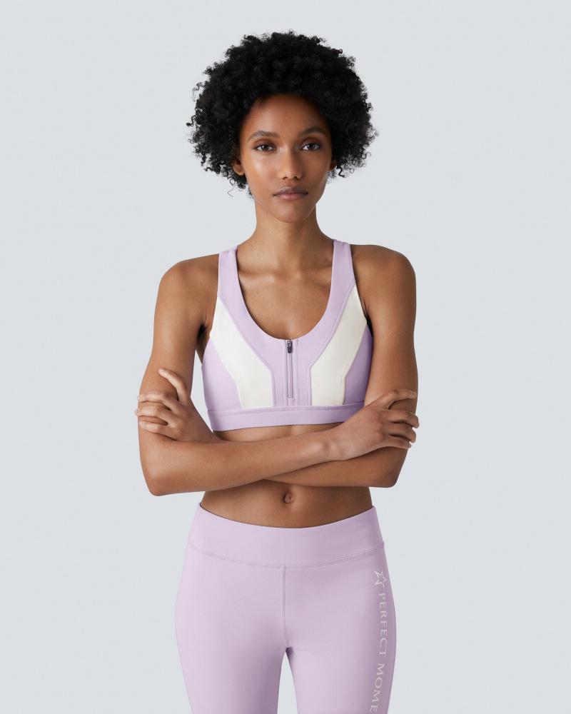 Perfect Moment Vale Fitness Top Pastel Lilac | JCN507432