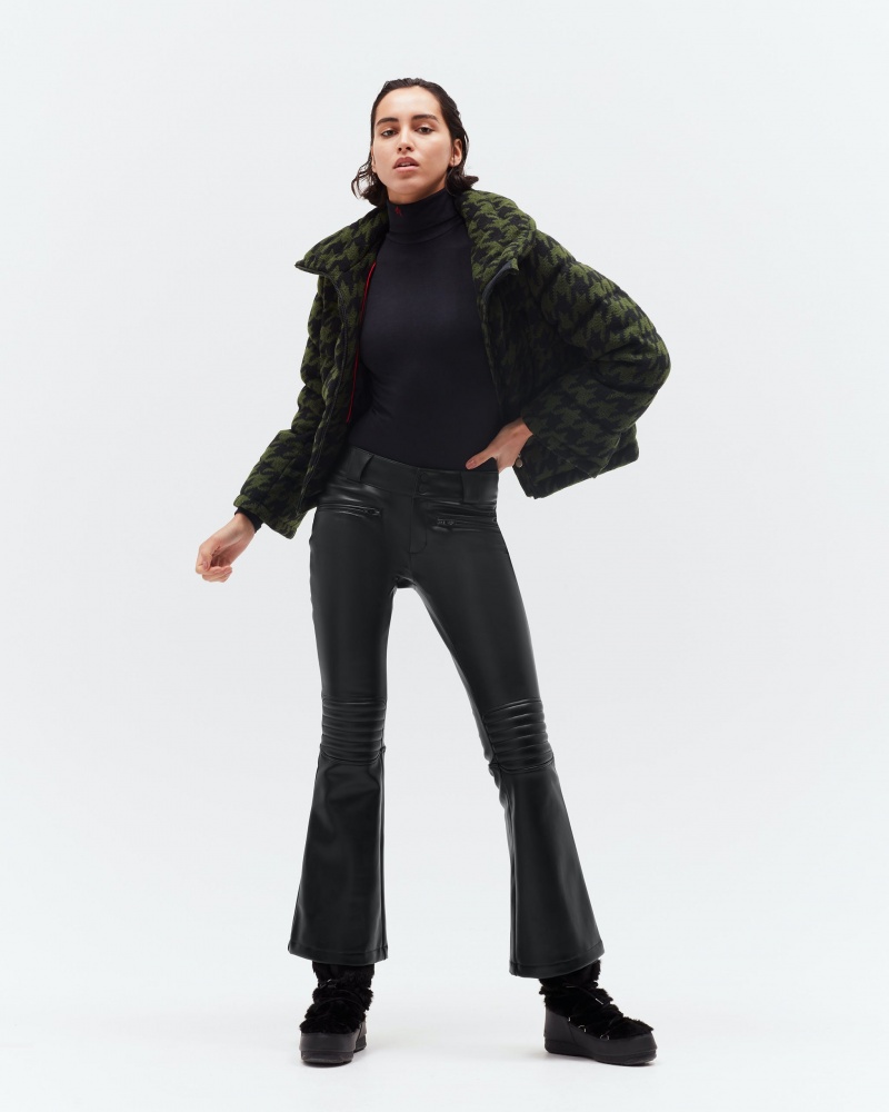 Perfect Moment Vegan Cuero Aurora Flare Pant Negros | HQN679815