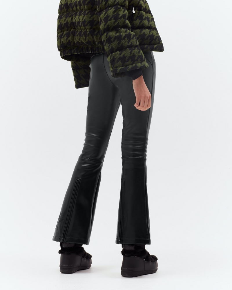 Perfect Moment Vegan Cuero Aurora Flare Pant Negros | HQN679815
