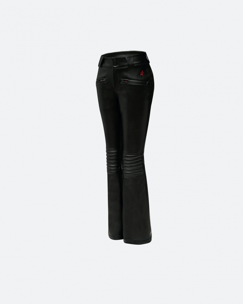 Perfect Moment Vegan Cuero Aurora Flare Pant Negros | HQN679815